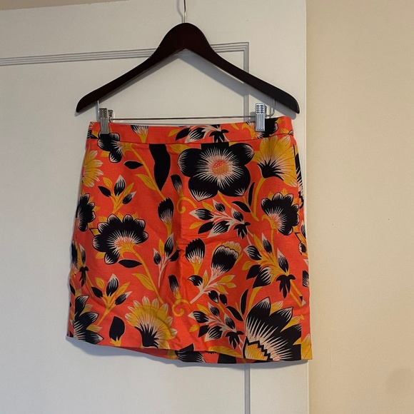 J. Crew Tropical Print Mini skirt - Picture 1 of 6